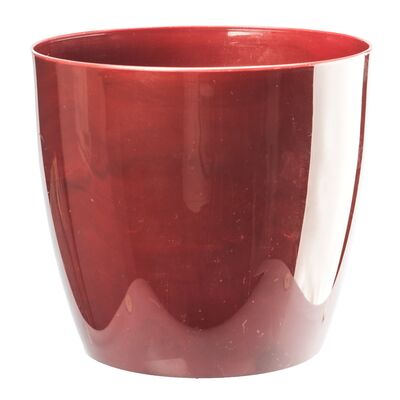 Doniczka MARMUR 16 cm bordowy