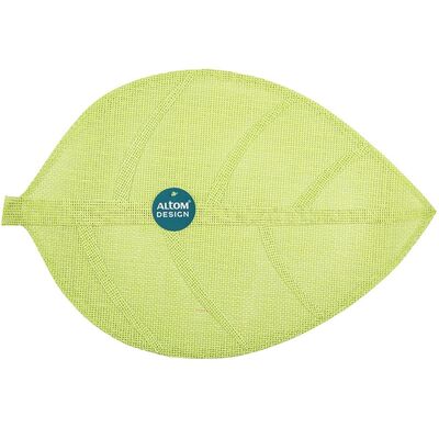 Mata naturalna Liść 33 x 48 cm zielony