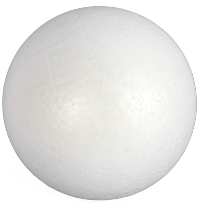 Kula styropianowa 15 cm biała