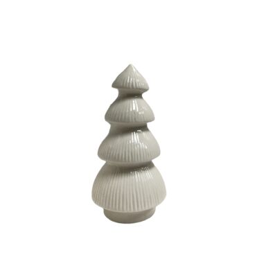 Choinka ceramiczna 19,3 cm biały