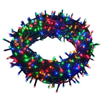 Lampki 600 LED zewnętrzne na transformator multikolor