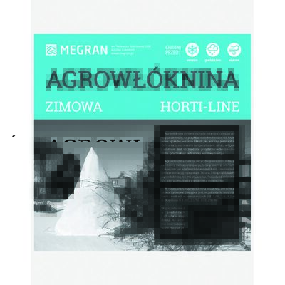Agrowłóknina zimowa Mini Rolka 0,8 x 10 m MEGRAN