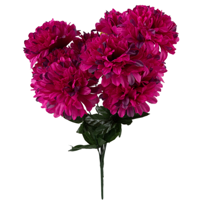 Kwiat sztuczny chryzantema bukiet 49 cm różne kolory