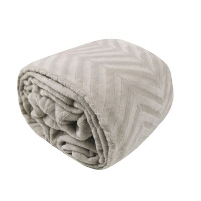 Koc Costa 150 x 200 cm jasny szary