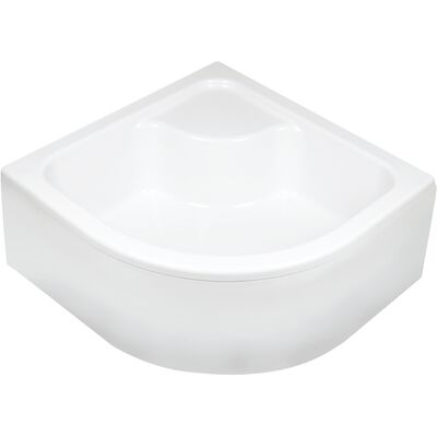 Brodzik DEEP półokrągły akrylowy gł.25 cm ze stelażem 90 cm Deante