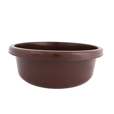 Miska okrągła classic 36 cm 9 l brązowa