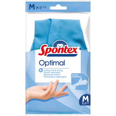 Rękawice lateksowe Optimal M Spontex