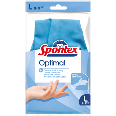 Rękawice lateksowe Optimal L Spontex
