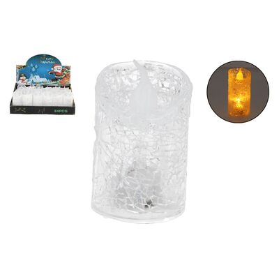 Świeczka LED 3,7 x 5,5 cm biały