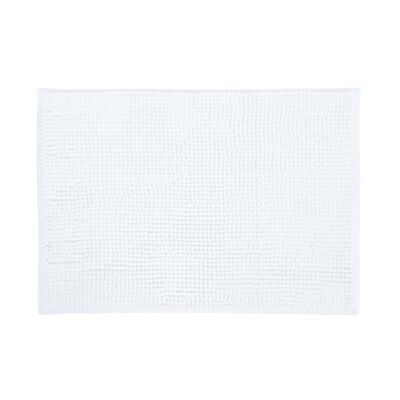 Dywanik łazienkowy Basic 6 chenille 60 x 40 cm biały
