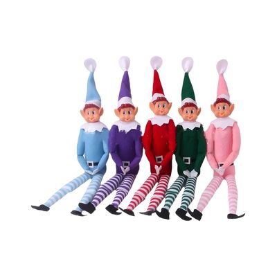 Świąteczny elf psotnik 40 cm różne kolory