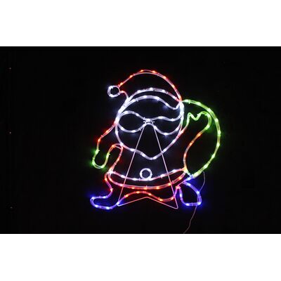 Mikołaj 112 LED multikolor 56 cm