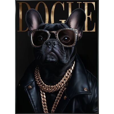 Obraz w ramie Artbox Mr Frenchie 50 x 70 cm