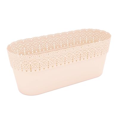 Osłonka BELLA owalna 30 cm jasnobeżowy