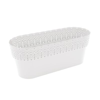 Osłonka BELLA owalna 30 cm biały