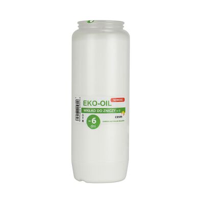 Wkład zniczowy olejowy EKO OIL nr8 18 cm 6 dni