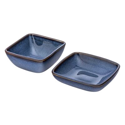 Zestaw do dipów Reactive Stripes NBC 7,5 x 7,5 x 3,5 cm + 8,5 x 8 x 2,5 cm niebieski