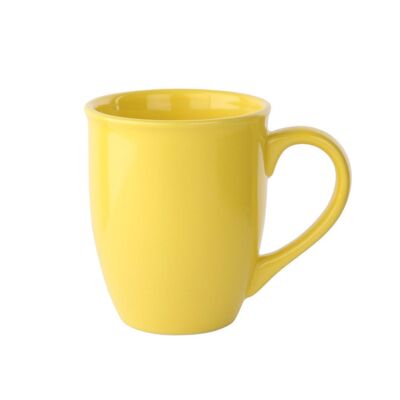 Kubek porcelitowy 330 ml żółty