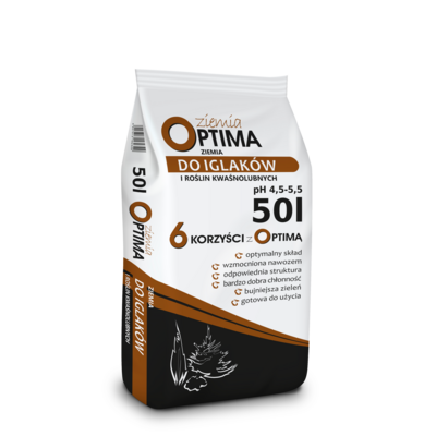 Ziemia do iglaków i roślin kwasolubnych 50 l Optima