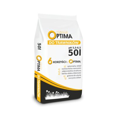 Ziemia do trawników 50 l Optima