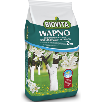 Wapno do bielenia i odkwaszania gleby 2 kg a’252 Biovita