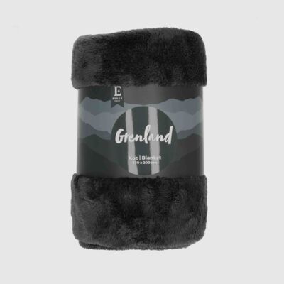 Koc Grenland 150 x 200 cm grafitowy