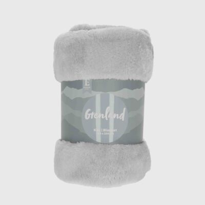 Koc Grenland 150 x 200 cm jasnoszary