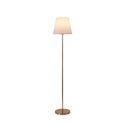 Lampa nocna Artemis 150 cm złoty abażur biała podstawa
