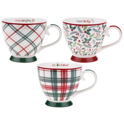 Kubek Christmas 440 ml z porcelany NB 91459 różne wzory 1 szt.