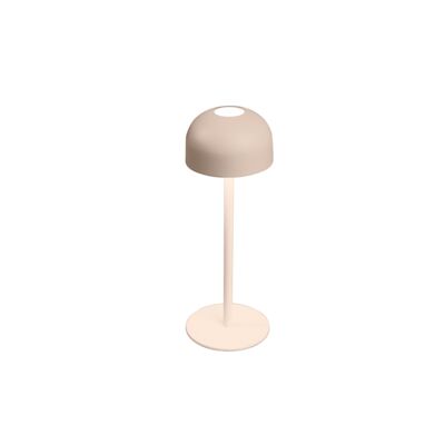 Lampa stołowa LED grzybek 9 x 25 cm 5 V beżowa MN003