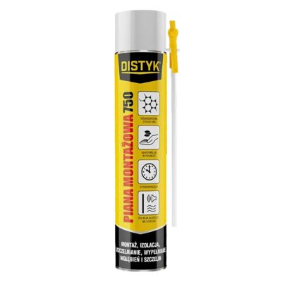 Piana montażowa PLUS PU 750 ml DISTYK