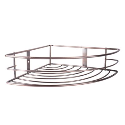 Półka pod prysznic 1707 miedź antyczna narożna AWD INTERIOR