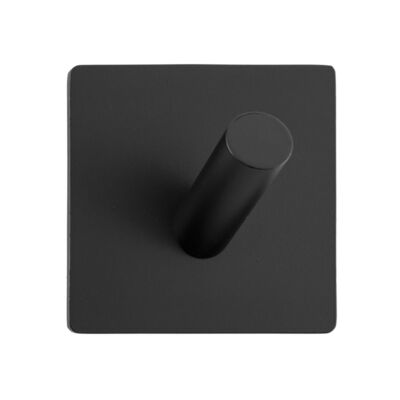 Wieszak ścienny 1760 czarny przyklejany AWD INTERIOR