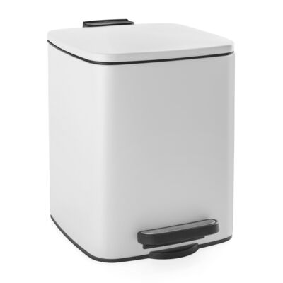 Kosz na śmieci 6 l 1902 biały stalowy AWD INTERIOR