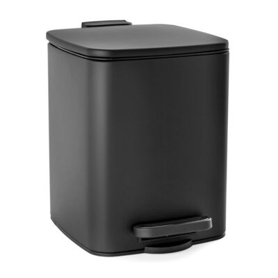 Kosz na śmieci 6 l 1903 czarny stalowy AWD INTERIOR