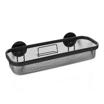 Półka pod prysznic 1884 czarna samoprzylepna AWD INTERIOR