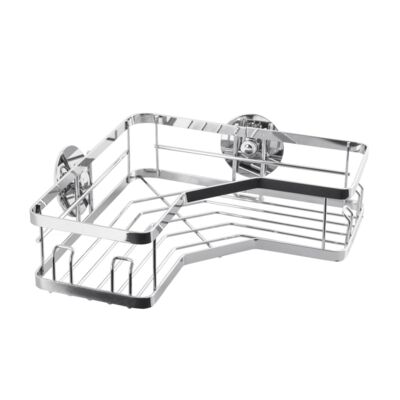 Półka pod prysznic 1881 srebrna samoprzylepna narożna AWD INTERIOR