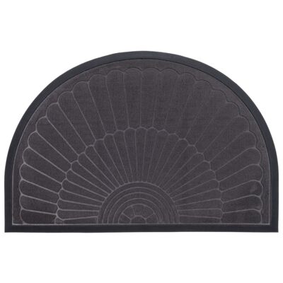 Wycieraczka Tivoli 50 x 80 cm rozeta półokrąg szary