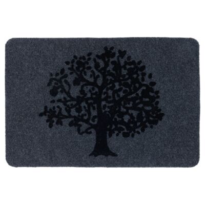 Wycieraczka Flock New 40 x 60 cm Drzewo szary