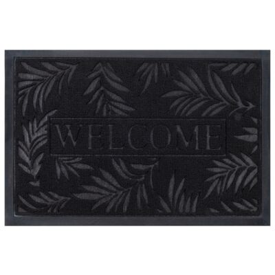 Wycieraczka Tivoli 40 x 60 cm liście czarny