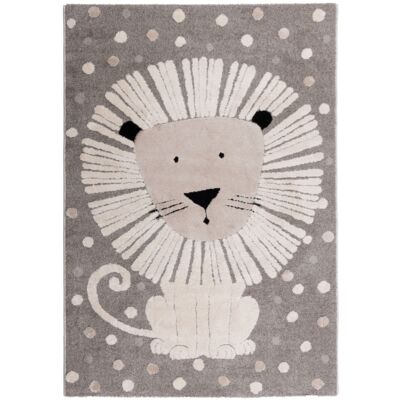 Dywan Elio 80 x 150 cm lew ivory szary