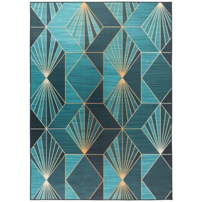 Dywan Print 3D 80 x 150 cm geometria wielokolorowy