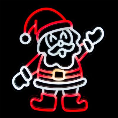 Neon LED Mikołaj 40 x 43,5 cm DPM