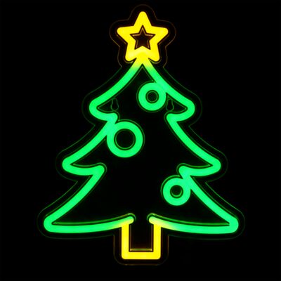 Neon LED choinka 22,5 x 28 cm DPM