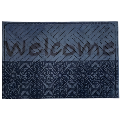 Wycieraczka materiałowa Welcome 40 x 60 cm szary