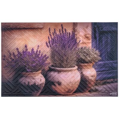 Wycieraczka materiałowa Lawenda 45 x 75 cm wielokolorowy