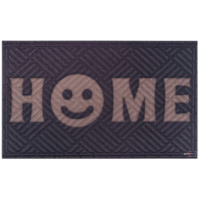 Wycieraczka materiałowa Home 45 x 75 cm szaro-brązowy