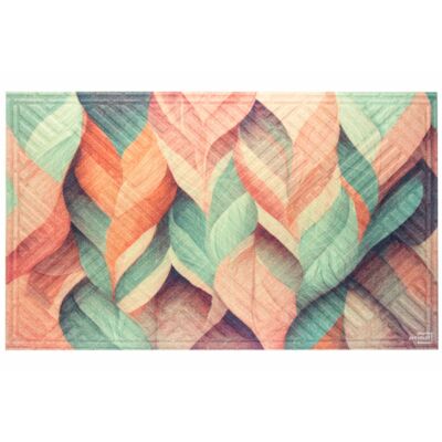 Wycieraczka materiałowa Warkocze 45 x 75 cm wielokolorowy