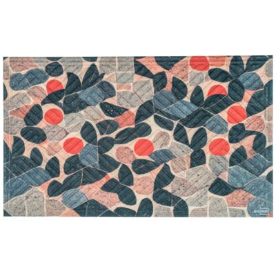 Wycieraczka materiałowa Liście 45 x 75 cm wielokolorowy