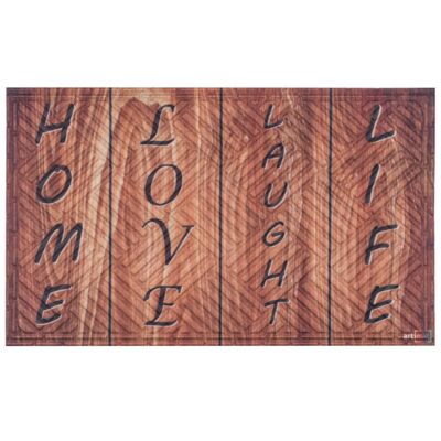 Wycieraczka materiałowa Wartości 45 x 75 brązowy